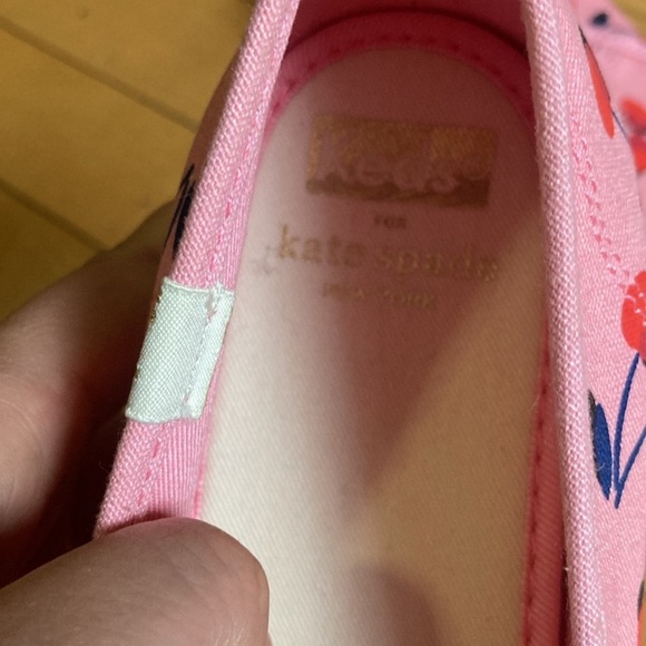 Kate Spade for Keds Cherry Slip On Pink Sneakers - Picture 2 of 6
